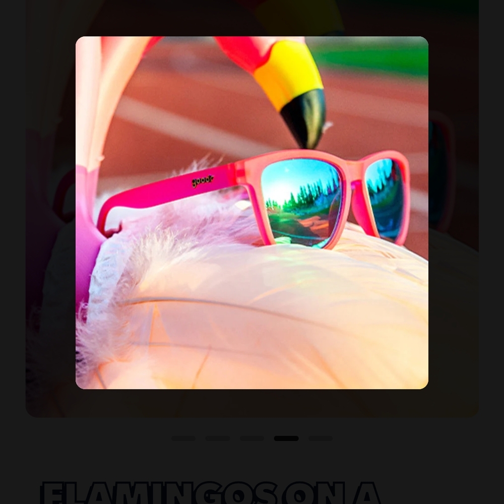 Glofx Pink Sunglasses for Women